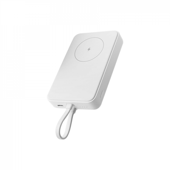 Xiaomi 33W Magnetic Power Bank 10000mAh (Integrated Cable) | 10000 mAh | White