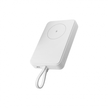 Xiaomi 33W Magnetic Power Bank 10000mAh (Integrated Cable) | 10000 mAh | White