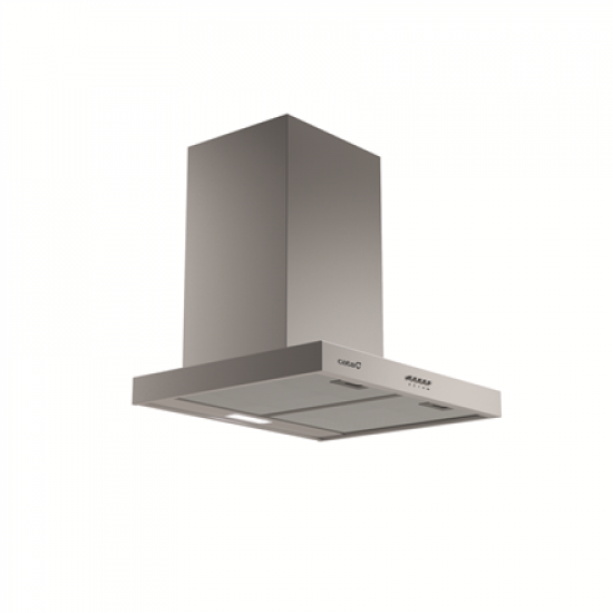 CATA Hood | S PLUS 6010 X | Wall mounted | Energy efficiency class C | Width 60 cm | 637 m³/h | Mechanical | LED | Inox