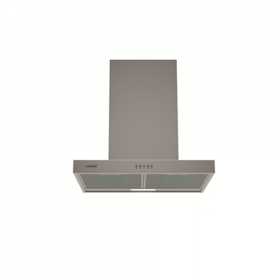 CATA Hood | S PLUS 6010 X | Wall mounted | Energy efficiency class C | Width 60 cm | 637 m³/h | Mechanical | LED | Inox