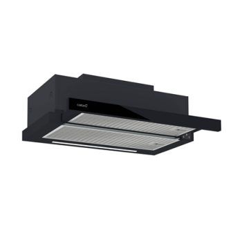 CATA Hood | TFH 6830 GBK | Telescopic | Energy efficiency class A+++ | Width 60 cm | 795 m³/h | Electronic | LED | Black Glass