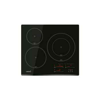 CATA Hob | INSB 6028 BK | Induction | Number of burners/cooking zones 3 | Slider Touch | Timer | Black
