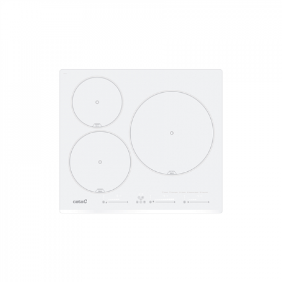 CATA Hob | INSB 6003E2 WH | Induction | Number of burners/cooking zones 3 | Slider touch | White