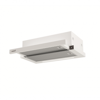 CATA Hood | TFH 6430 GWH | Telescopic | Energy efficiency class A+ | Width 59.8 cm | 391.5 m³/h | Electronic | LED | White