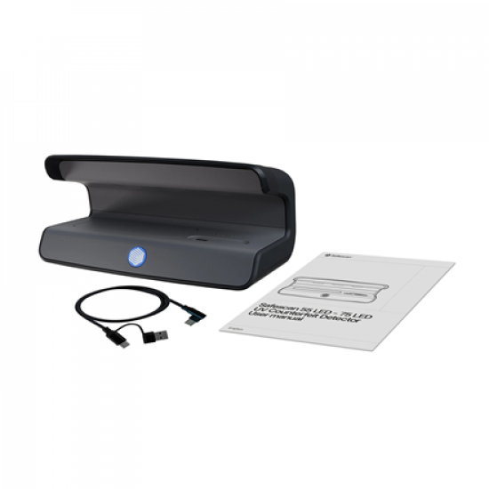 SAFESCAN | 55 Money Checking Machine | Black | Suitable for Banknotes | Number of detection points 3