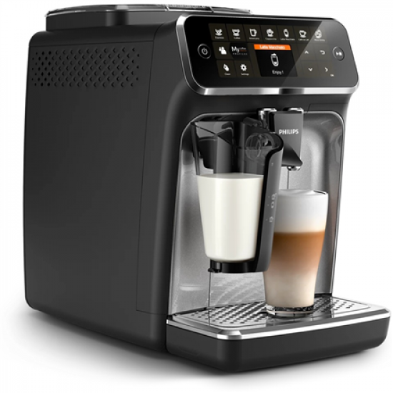 Philips Coffee maker | EP4346/71	4300 Series | Pump pressure 15 bar | Built-in milk frother | Fully Automatic | 1500 W | Black