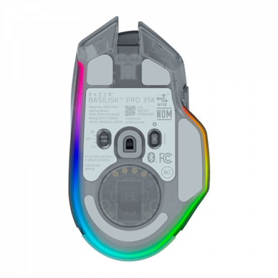 Razer Gaming Mouse | Basilisk V3 Pro 35K | Wireless | Phantom White Edition