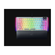 Razer Hot-swappable Mechanical Gaming Keyboard | BlackWidow V4 75% | Gaming Keyboard | Wired | US | Phantom White Edition | USB Type-C | Razer Mechanical Switches (Tactile)