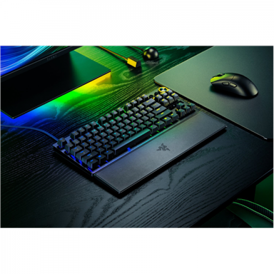 Razer Huntsman V3 Pro Tenkeyless 8KHz | Gaming keyboard | Wired | US | Black | USB Type-C | Razer Analog Optical Switch Gen-2