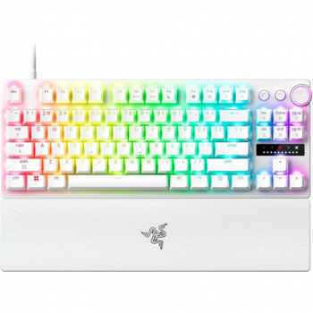 Razer Huntsman V3 Pro Tenkeyless 8KHz | Gaming keyboard | Wired | US | White | Razer Analog Optical Switch Gen-2