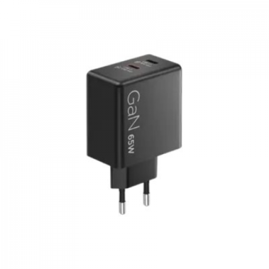 Lenovo Dual USB-C 65W GaN Charger - EU | USB-C | Charger