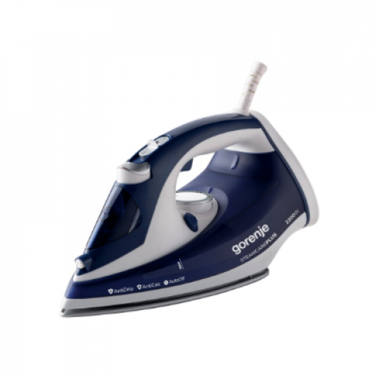 Gorenje | SIH2200BLC | Steam Iron | 2200 W | Water tank capacity 280 ml | Continuous steam 30 g/min | Steam boost performance 90 g/min | Blue/White