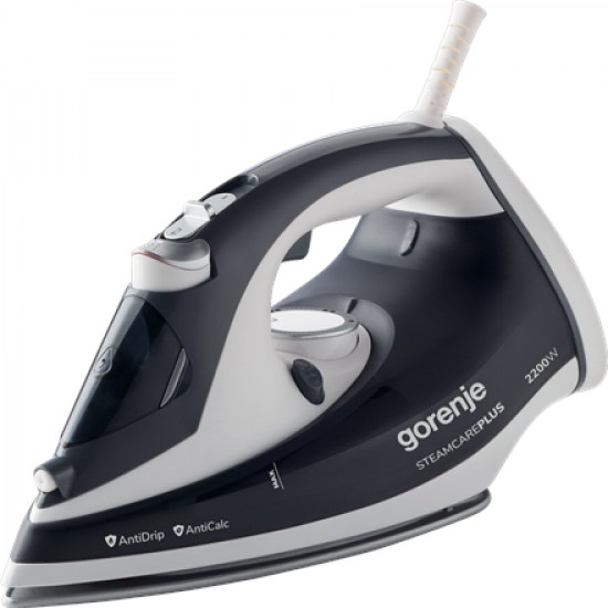 Gorenje | SIH2200DGT | Steam Iron | 2200 W | Water tank capacity 280 ml | Continuous steam 30 g/min | Steam boost performance 90 g/min
