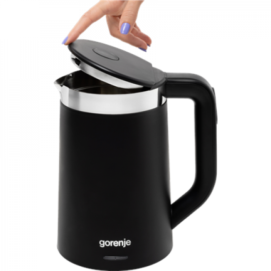 Gorenje Kettle | K17TRDW | Electric | 2200 W | 1.7 L | Plastic/Metal | 360° rotational base | Black