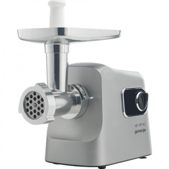 Gorenje Meat grinder | MG2500DS | Stainless Steel/White | 2500 W | Number of speeds 1 | Throughput (kg/min) 2.8