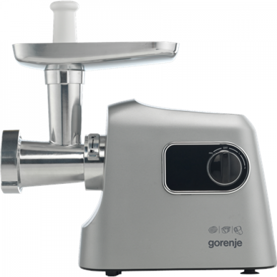 Gorenje Meat grinder | MG2500DS | Stainless Steel/White | 2500 W | Number of speeds 1 | Throughput (kg/min) 2.8
