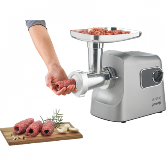 Gorenje Meat grinder | MG2500DS | Stainless Steel/White | 2500 W | Number of speeds 1 | Throughput (kg/min) 2.8