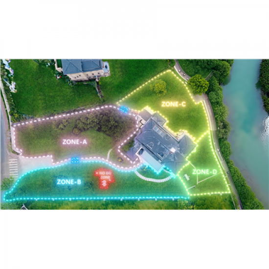 AIRSEEKERS LIMITED | Tron 300° AI Vision Mulching Mower, 2400m², Ai Vision + NRTK | 15 Ah