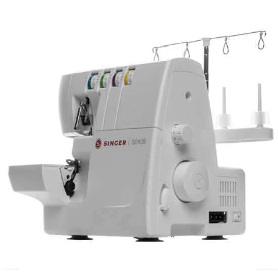 Singer | S0105 | Overlock | Number of stitches 6 | Number of buttonholes 0 | White