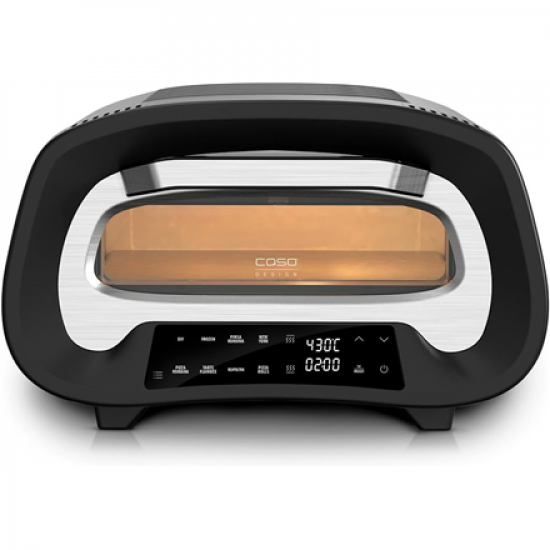 Caso Pizza Oven | PizzaChef 430° | 2200 W | Black/Silver