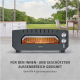 Caso Pizza Oven | PizzaChef 400° | 2000 W | Black