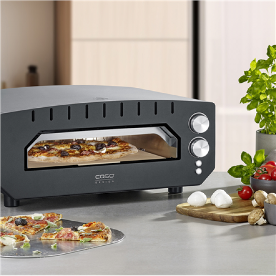 Caso Pizza Oven | PizzaChef 400° | 2000 W | Black