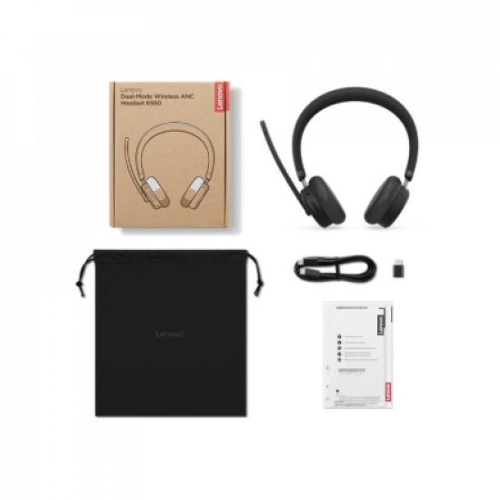 Lenovo | Wireless Headset | 4XD1S19778 | Built-in microphone | Bluetooth | ANC | Black
