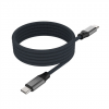 Fixed | Magnetic Braided Cable USB-C/USB-C, USB 2.0, Gray | FIXDBM-CC12-GR