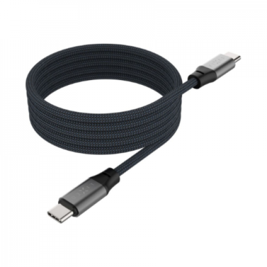 Fixed | Magnetic Braided Cable USB-C/USB-C, USB 2.0, Gray | FIXDBM-CC12-GR
