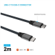 Fixed | Magnetic Braided Cable USB-C/USB-C, USB 2.0, Gray | FIXDBM-CC2-GR
