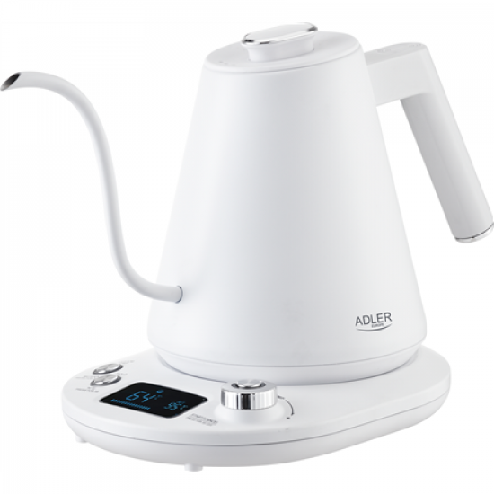 Adler | Kettle | AD 1349w | Electric | 1100 W | 1 L | Stainless Steel | 360° rotational base | White