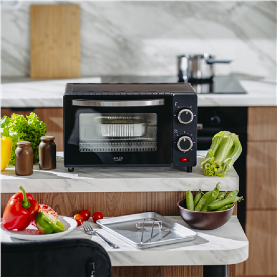 Adler Electric oven | AD 6032 | 9 L | 650 W | Black