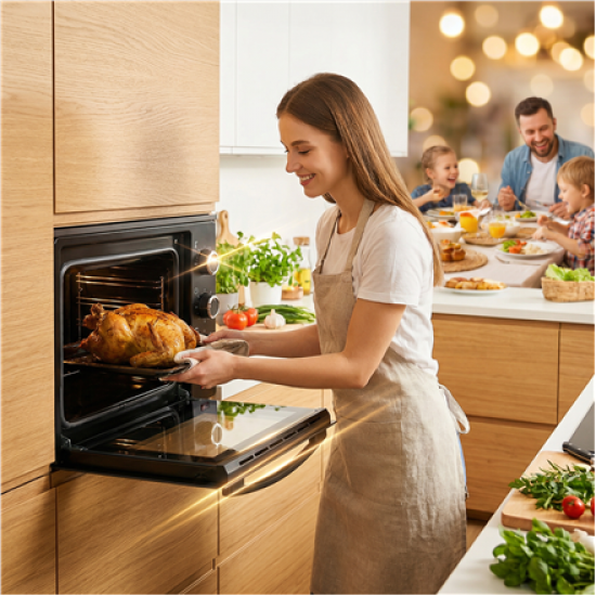 Adler Electric oven | AD 6032 | 9 L | 650 W | Black