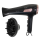 Adler Hair dryer with retractable power cord | AD 2283 | 2400 W | Number of temperature settings 3 | Diffuser nozzle | Black/Golden Rose