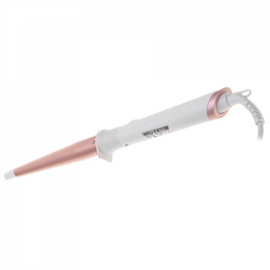 Adler Conical curling iron | AD 2119 | Barrel diameter 12-25 mm | Temperature (min) 120 °C | Temperature (max) 200 °C | Number of heating levels 5 | 45 W | White/Pink