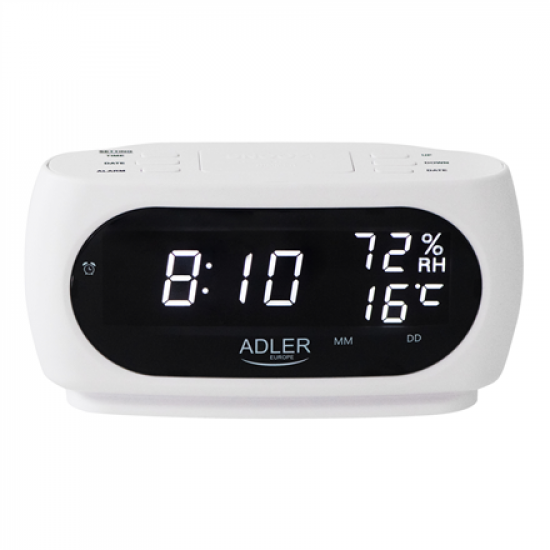 Adler LED clock with thermometer | AD 1186