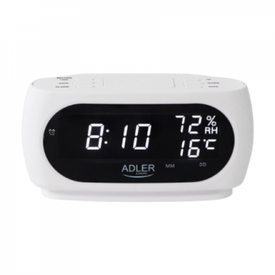 Adler LED clock with thermometer | AD 1186