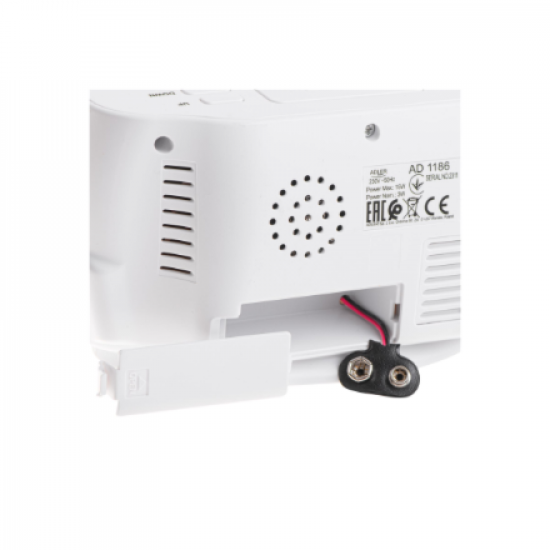 Adler LED clock with thermometer | AD 1186