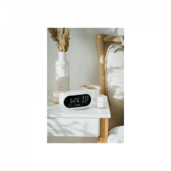Adler LED clock with thermometer | AD 1186
