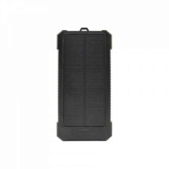Gembird | Solar Power Bank | PB10-SOLAR-1 | 10000 mAh | Black