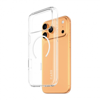 PanzerGlass Flagship Case | Back cover | Apple | iPhone 17 Pro Max | Recycled plastic | Transparent | Urban Explorer w. White MagSafe
