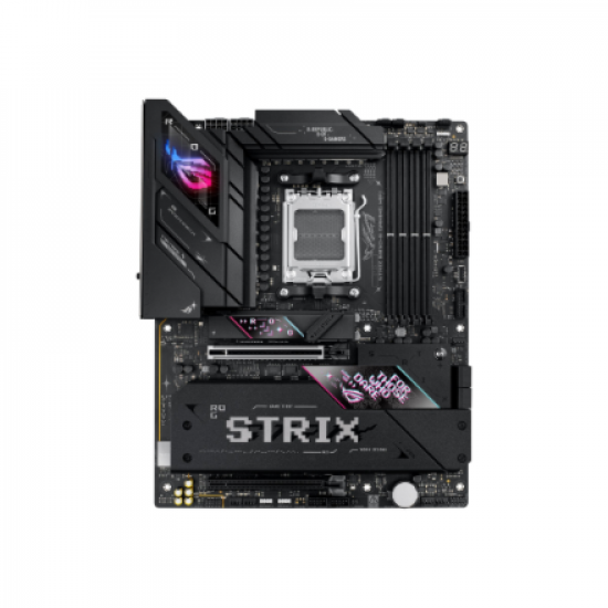 Asus ROG STRIX B850-E GAMING WIFI | Processor family AMD | Processor socket AM5 | DDR5 | Supported hard disk drive interfaces SATA, M.2 | Number of SATA connectors 4