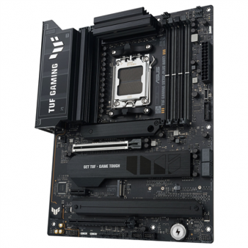 Asus TUF GAMING X870E-PLUS WIFI7 | Processor family AMD | Processor socket AM5 | DDR5 | Supported hard disk drive interfaces SATA, M.2 | Number of SATA connectors 4