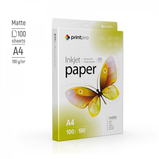 ColorWay PrintPro Photo Paper, 100 sheets | 190 g/m² | A4 | Matte