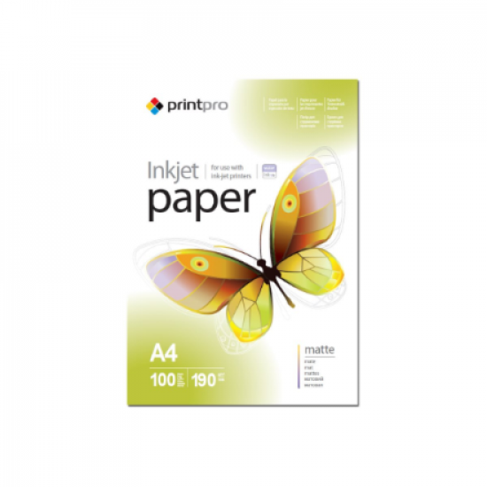 ColorWay PrintPro Photo Paper, 100 sheets | 190 g/m² | A4 | Matte