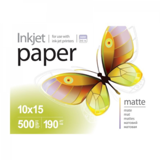 ColorWay PrintPro Photo Paper, 500 sheets | 190 g/m² | 10x15 | Matte