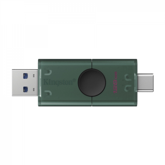 Kingston DataTraveler Duo | 128 GB | USB 3.2 Gen 1 | Black/Green