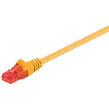 Goobay CAT 6, U/UTP | Patch cord | Yellow