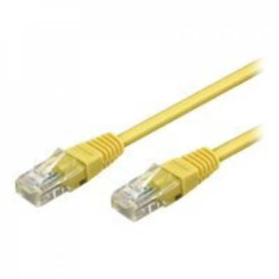 Goobay CAT 6, U/UTP | Patch cord | Yellow