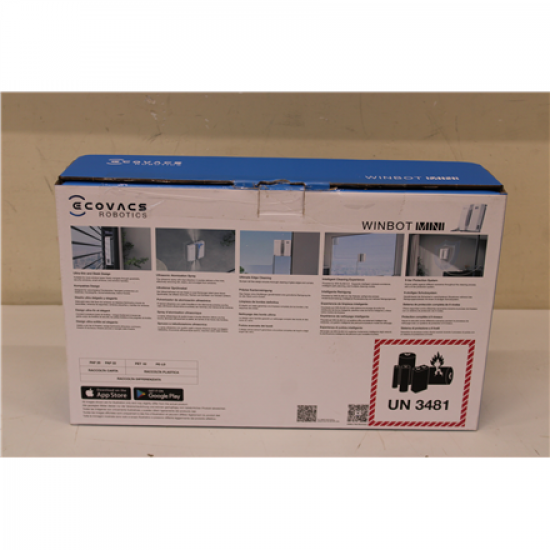 Ecovacs Windows Cleaner Robot | WINBOT MINI GREY | Corded | Grey | DAMAGED PACKAGING, USED, DIRTY, MISSING LIQUID BOTTLE